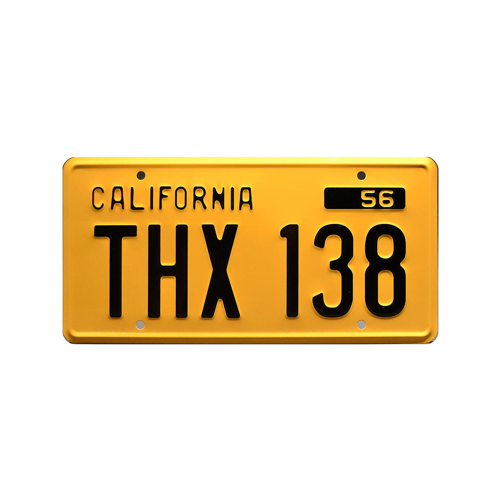 THX 138 License Plate | American Graffiti
