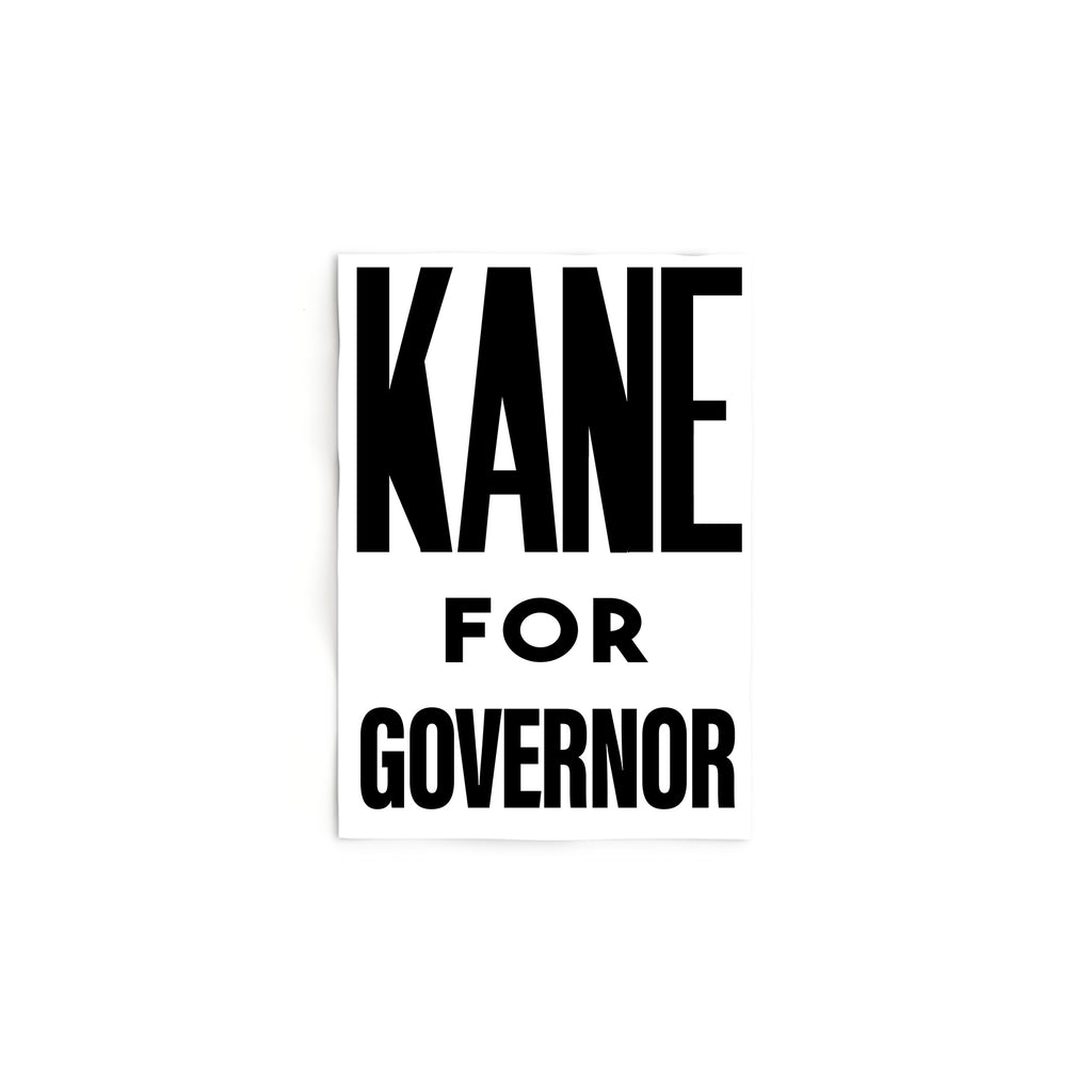 Kane For Governor Poster Citizen Kane