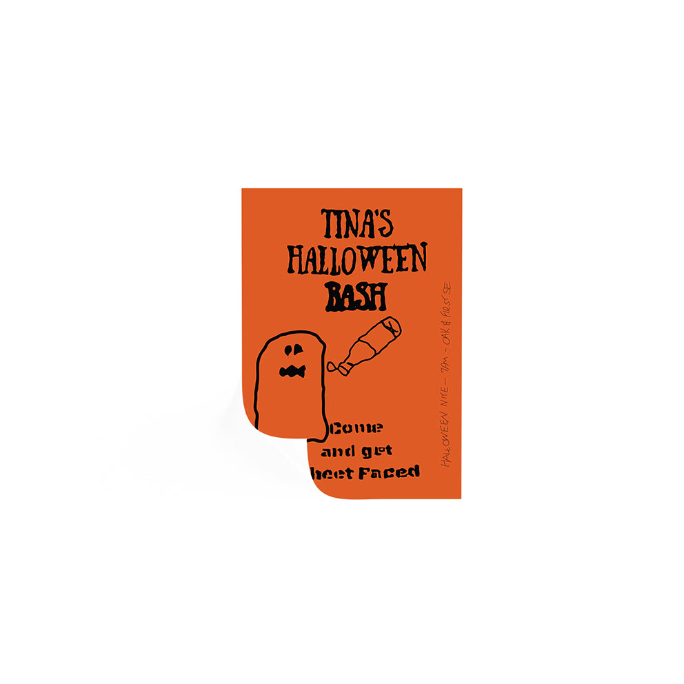 Tina's Halloween Bash Flyer | Stranger Things 2