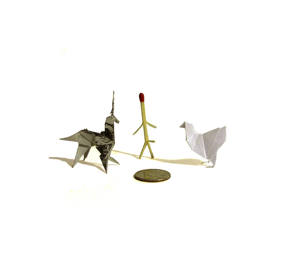 Blade Runner Origami Set 1:1 Scale Unicorn Chicken Matchstick (w/ Display Case) - Replica Prop Store
 - 1