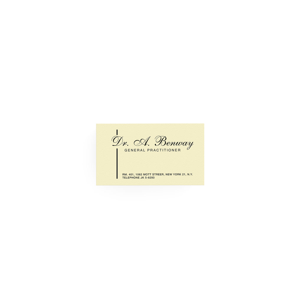 Dr. A. Benway Business Card | Naked Lunch
