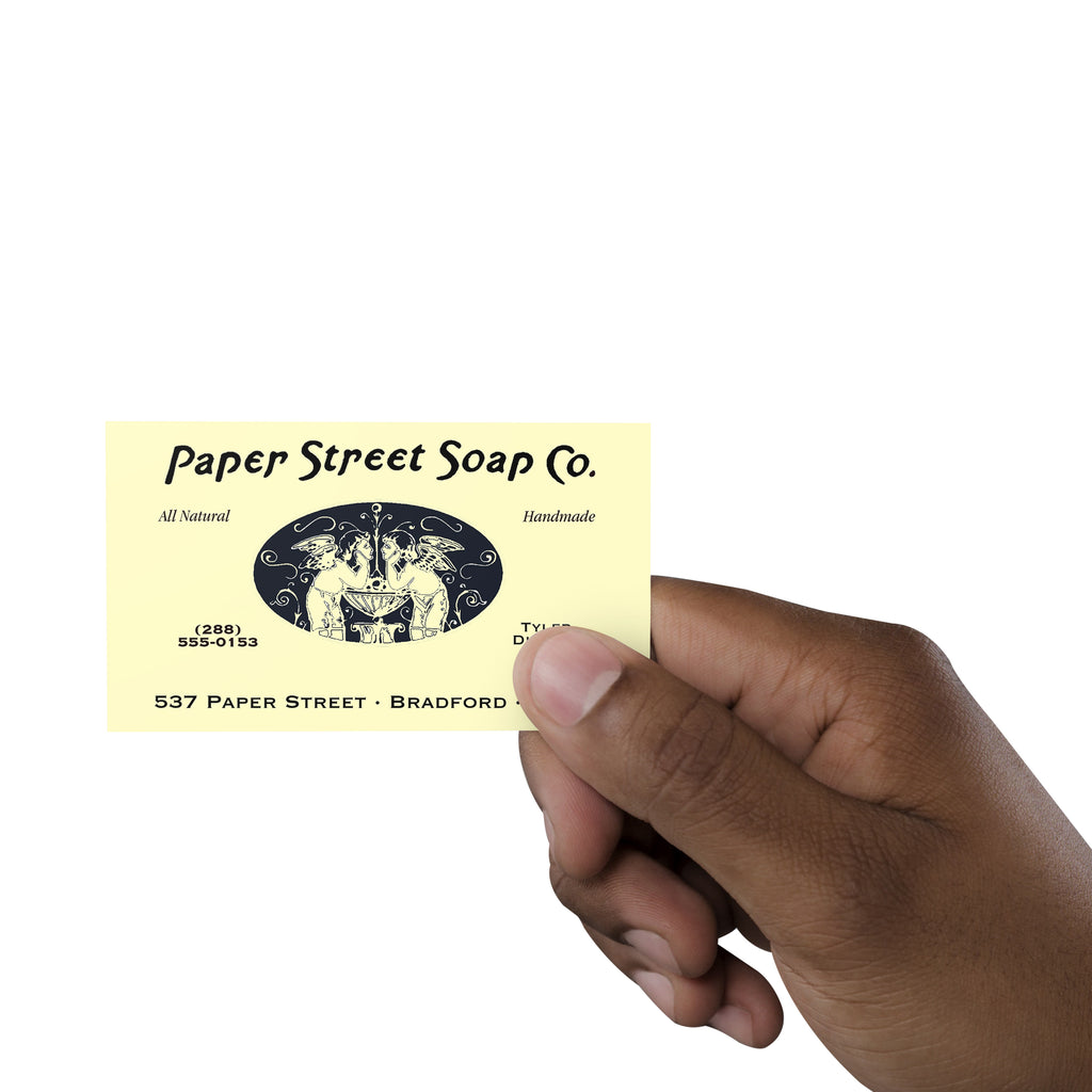 Paper Street Soap Co Business Card | Fight Club