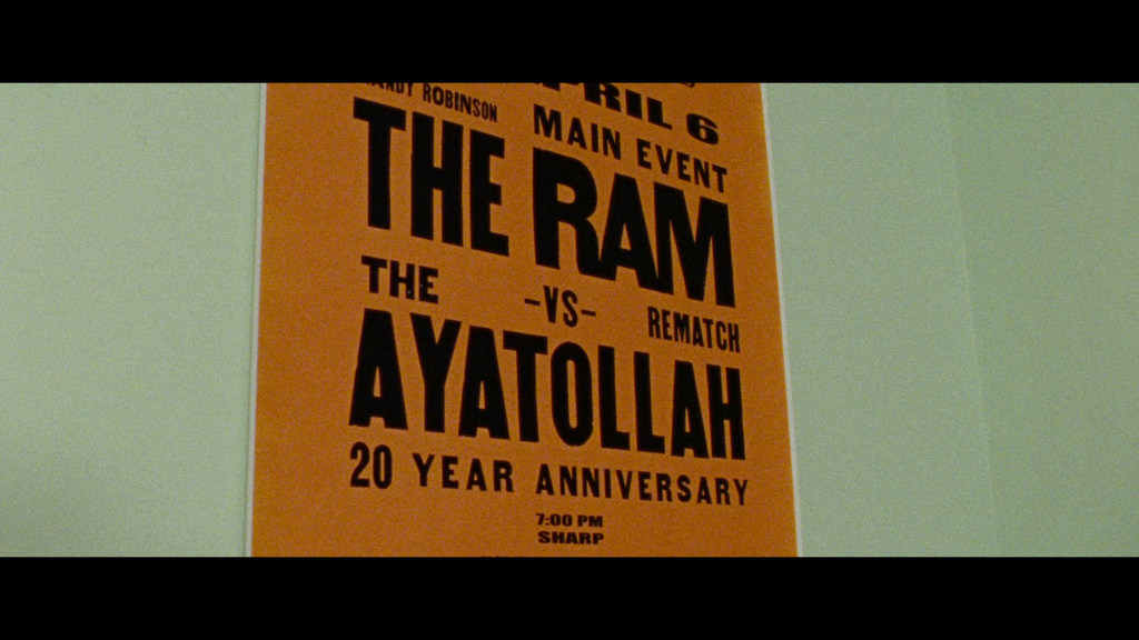 The Ram VS Ayatollah Poster | The Wrestler