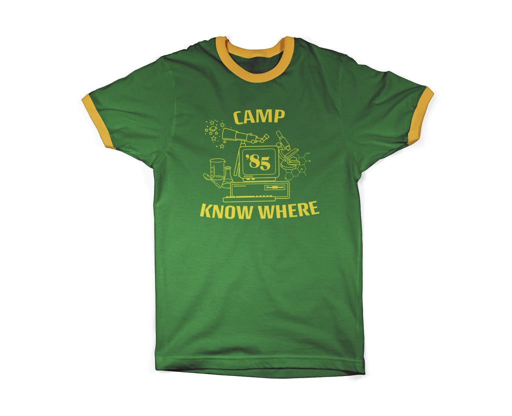 Camp Know Where Ringer Tee Dustin Henderson