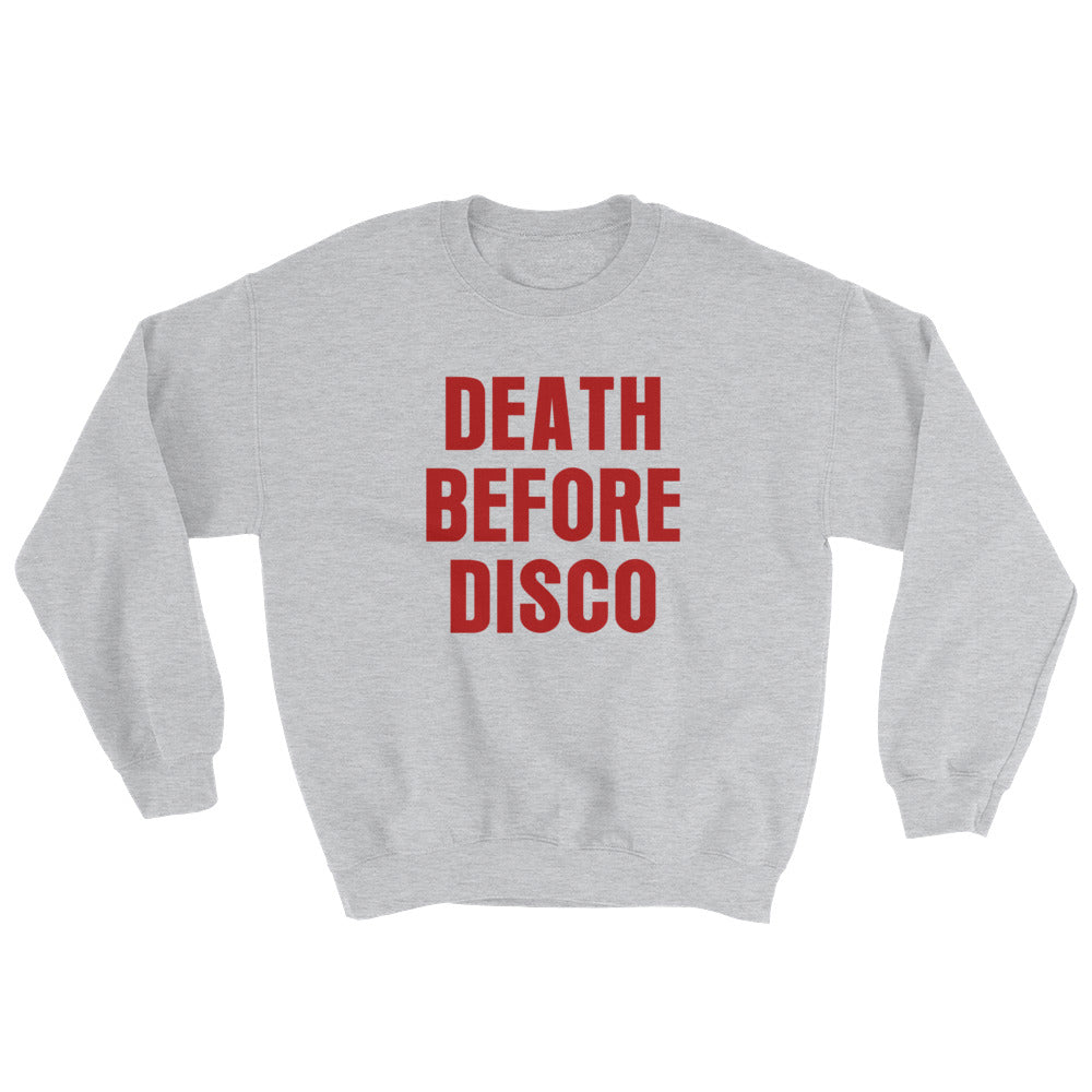 Death Before Disco Sweatshirt | Stripes