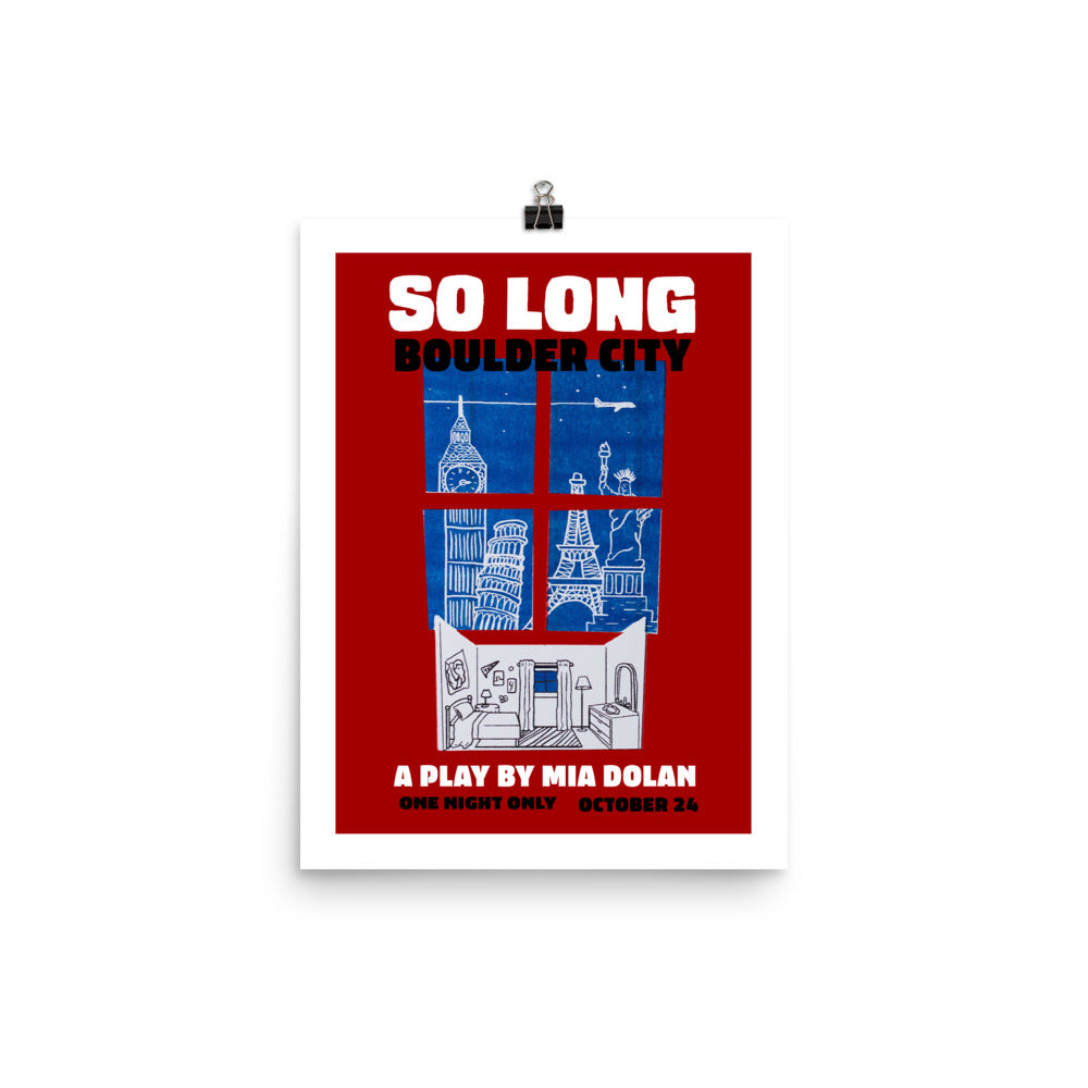 So Long Boulder City Poster | La La Land