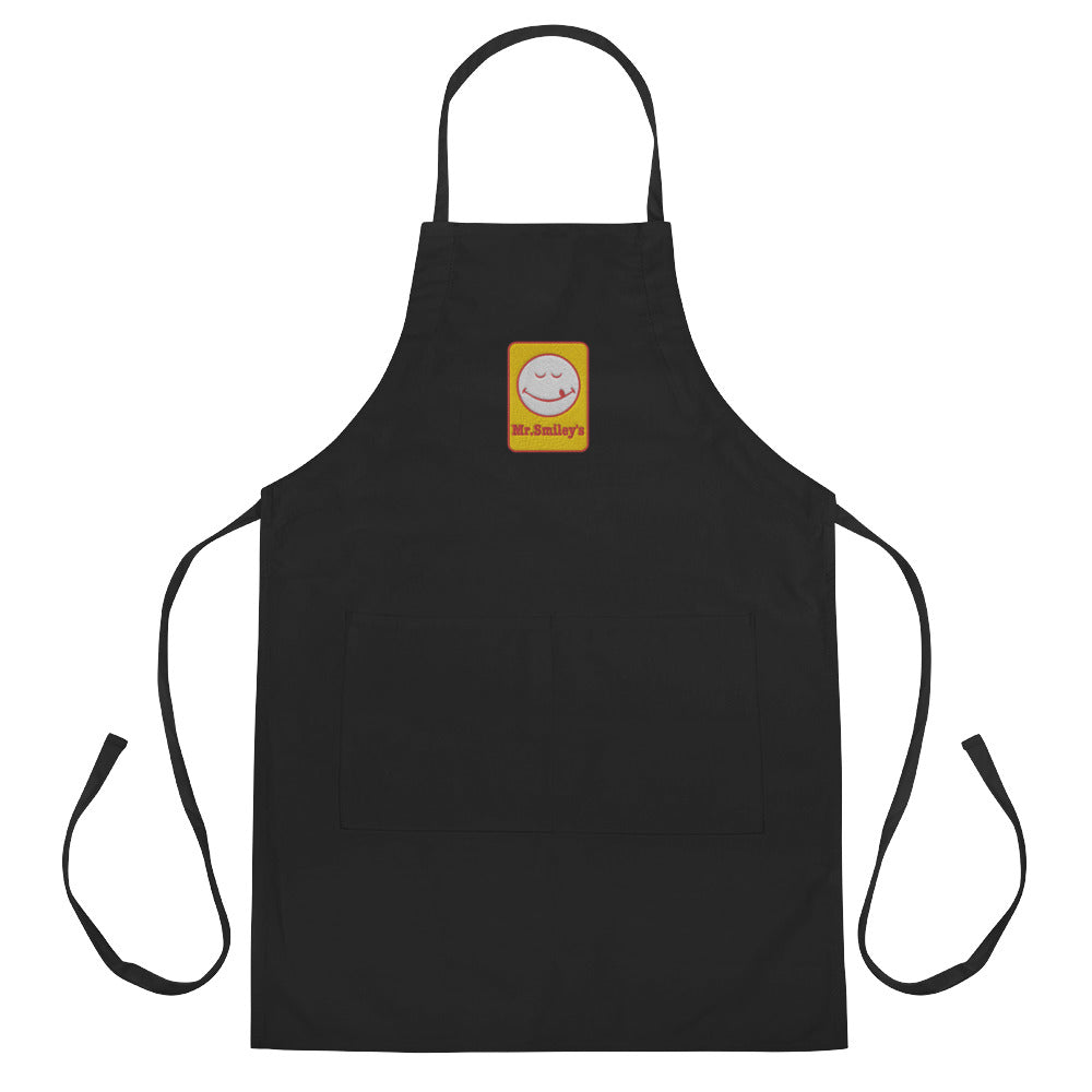 Mr Smiley's Embroidered Apron