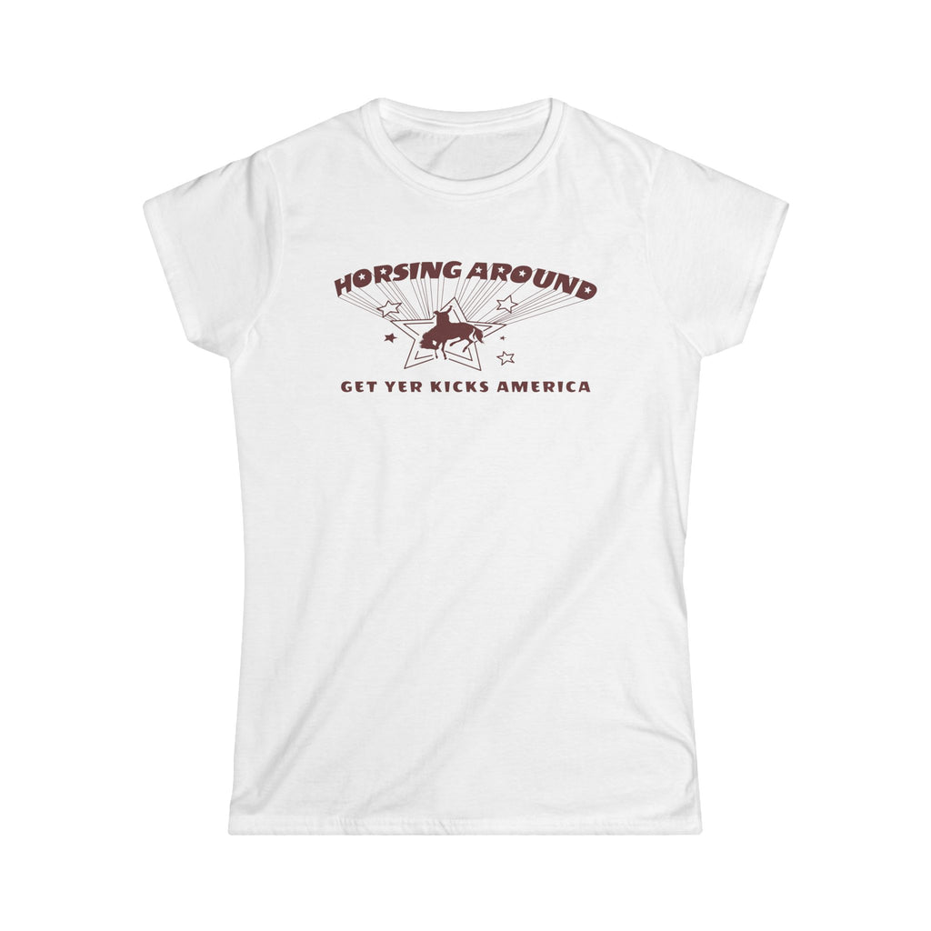 Horsing Around Women's Tee | Americana