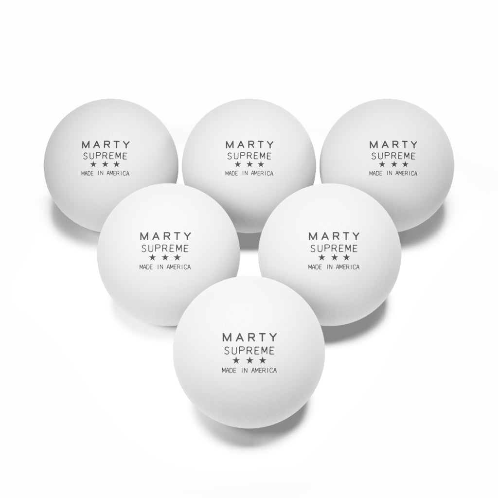 Marty Supreme Ping Pong Balls Set