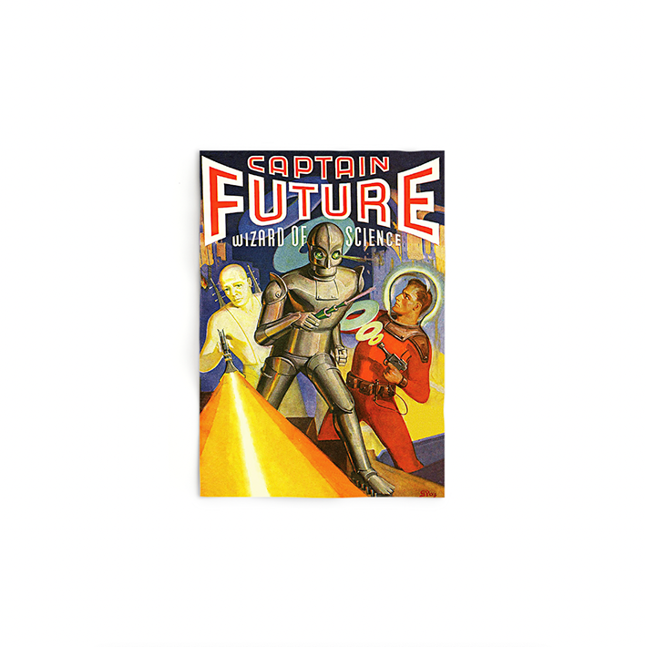 希少 デッドストック Capitan Futuro 12” ピクチャー盤 Captain Future Poster | The Big Bang Theory | ReplicaPropStore