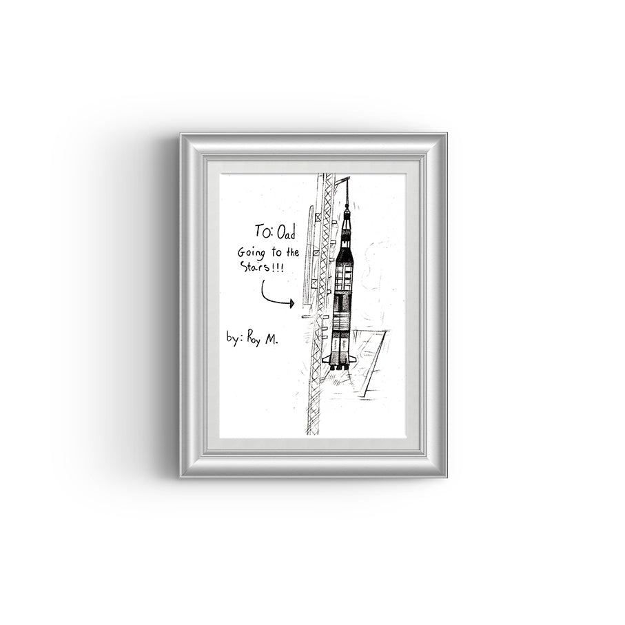 To Dad Going to the Stars Drawing | Ad Astra