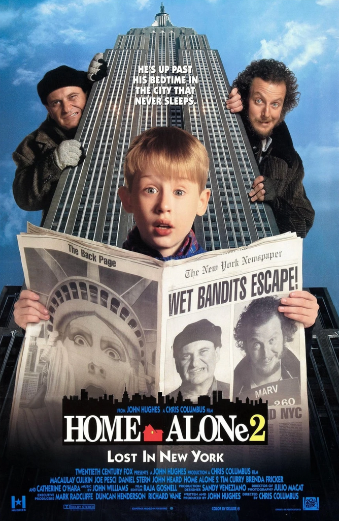 Wet Bandits Escape Newspaper | Home Alone 2 Lost in New York