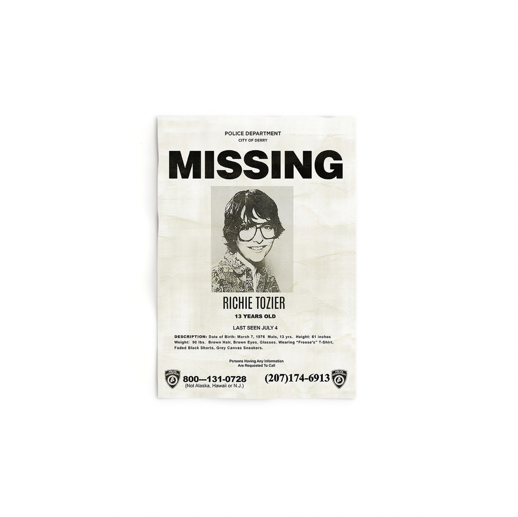 Ritchie Tozer Missing Poster | IT