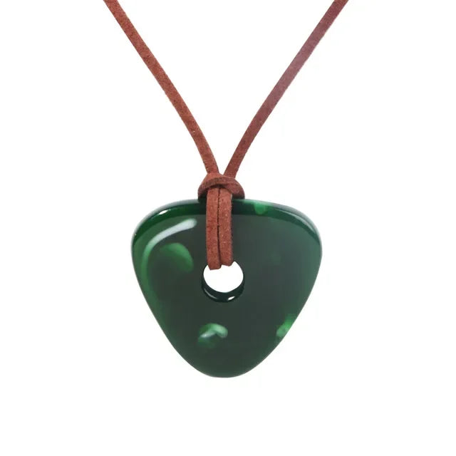 Green Stone Pendant | Coraline