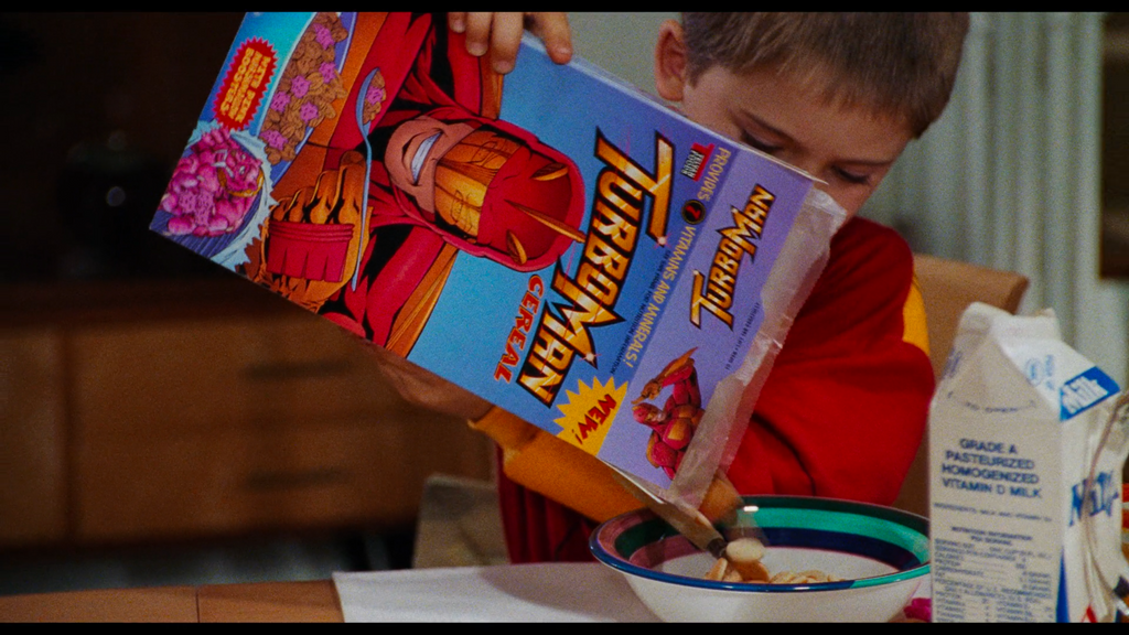 Turbo Man Cereal Box | Jingle All the Way