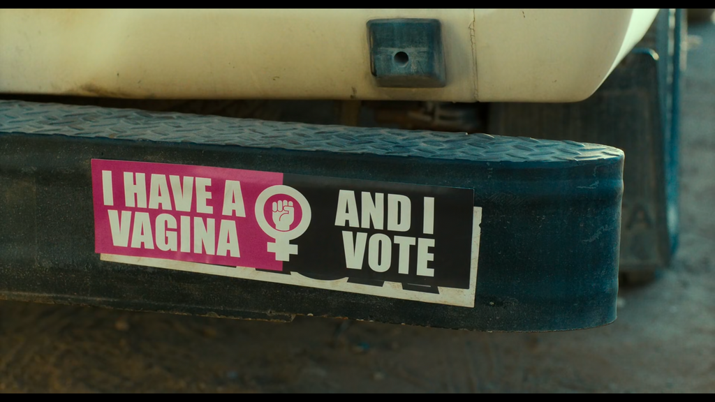 I Have A Vagina And I Vote Sticker Bumper | Honey Don't!