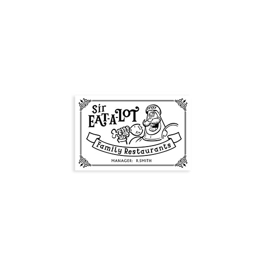 Sir Eat-A-Lot Business Card | Chicken Run Dawn of the Nugget