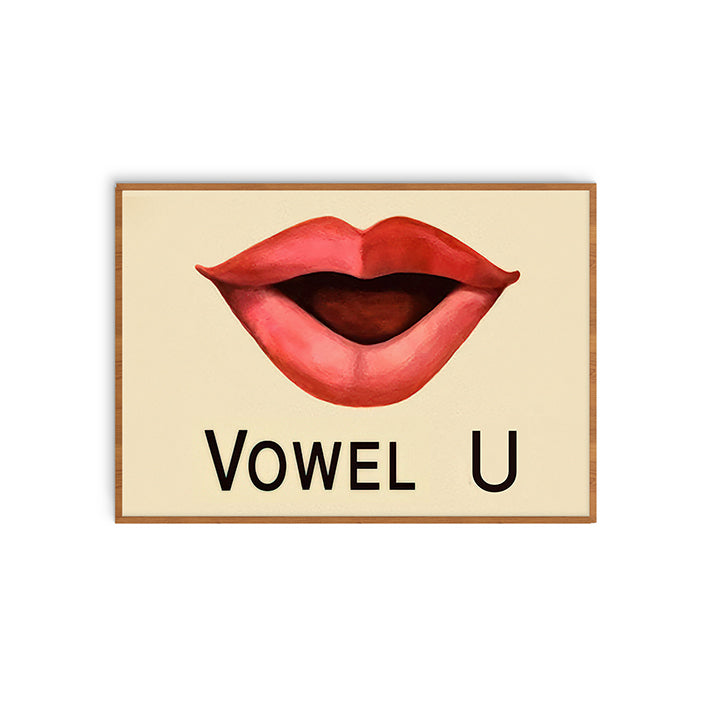 Vowel U Poster | Singin' In The Rain