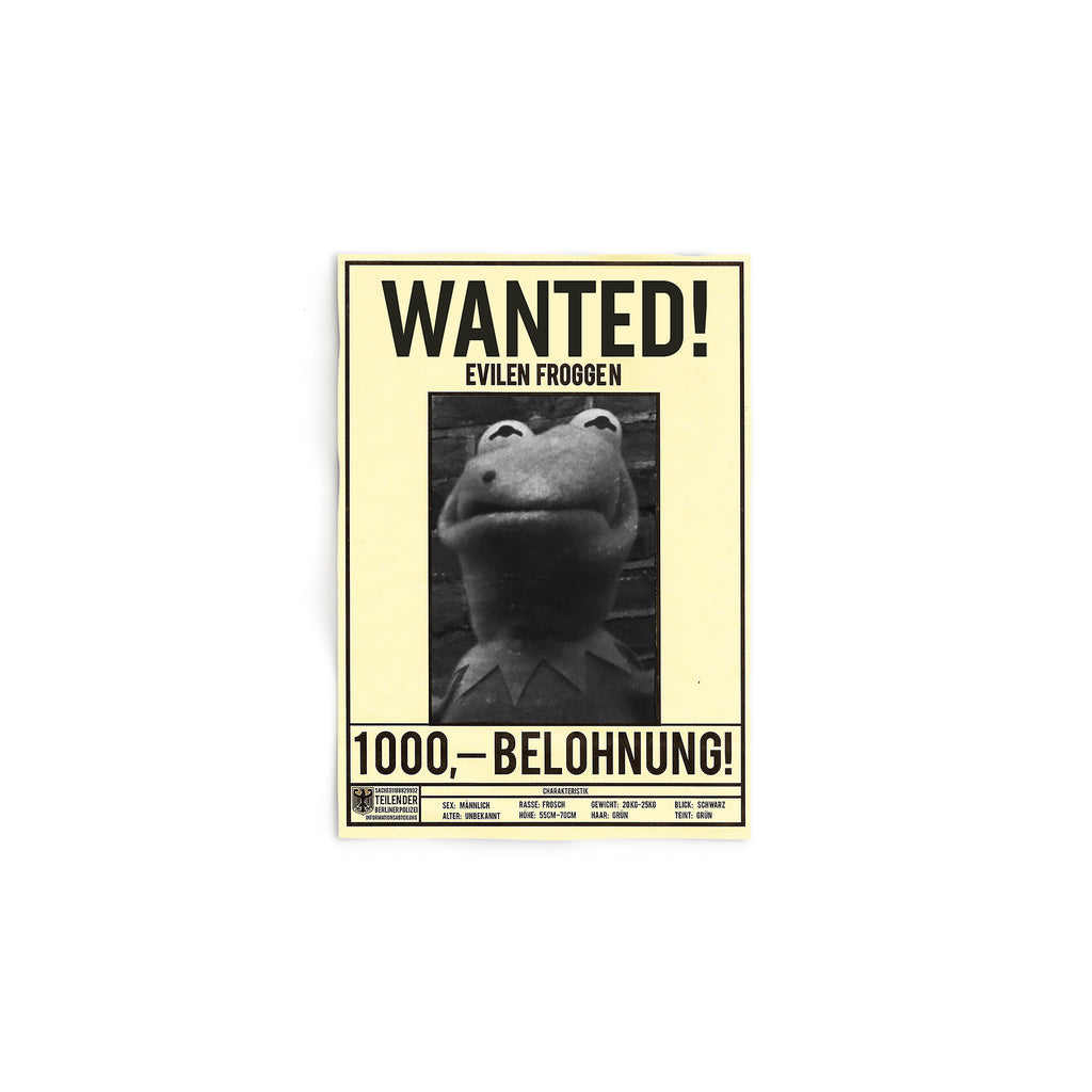 Wanted! Evilen Froggen Flyer | Muppets Most Wanted