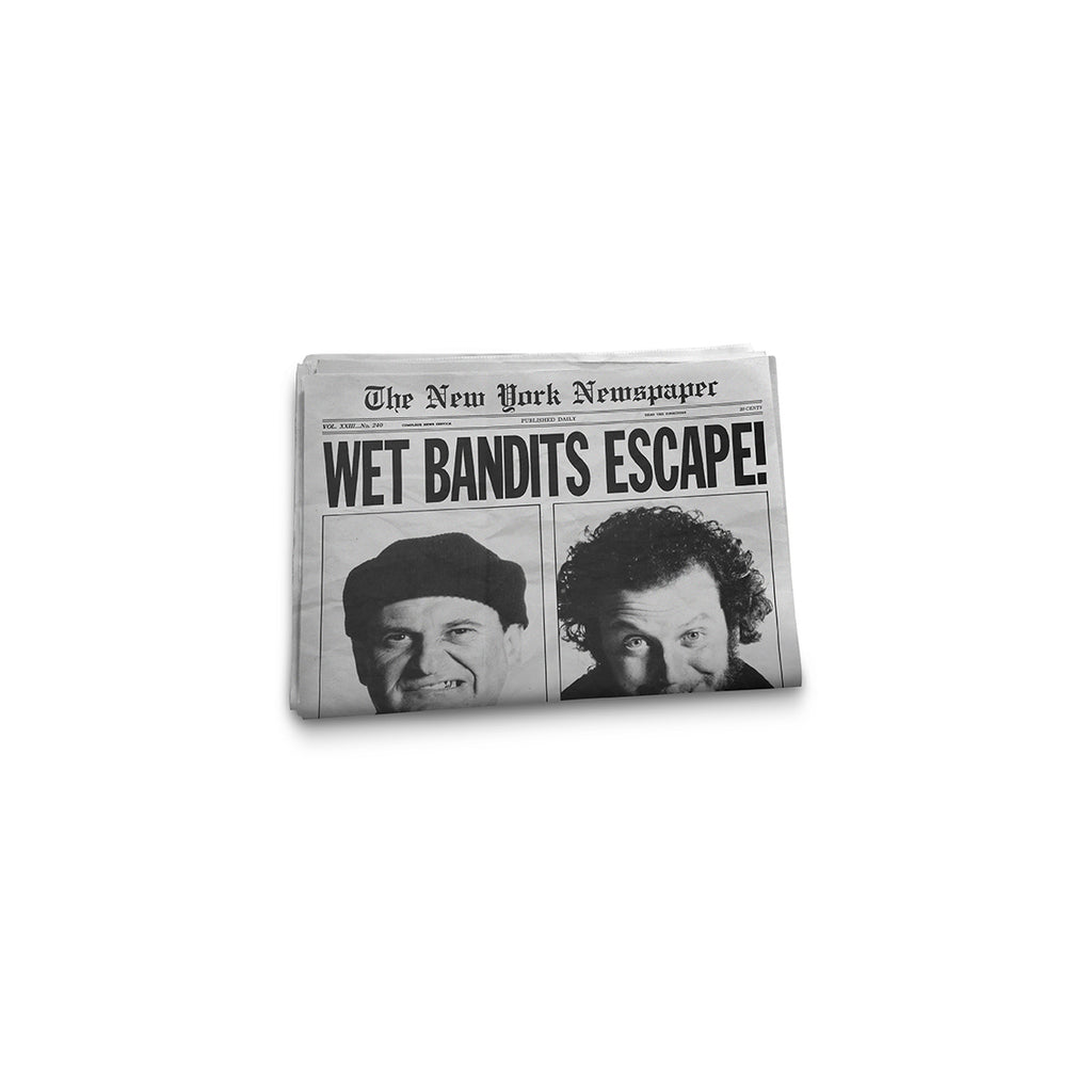 Wet Bandits Escape Newspaper | Home Alone 2 Lost in New York