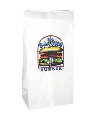 Big Kahuna Burger Paper Bag Tarantino Pulp Fiction Replica Props - Replica Prop Store
