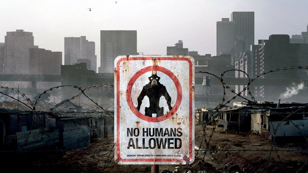 No Humans Allowed Sign | District 9
