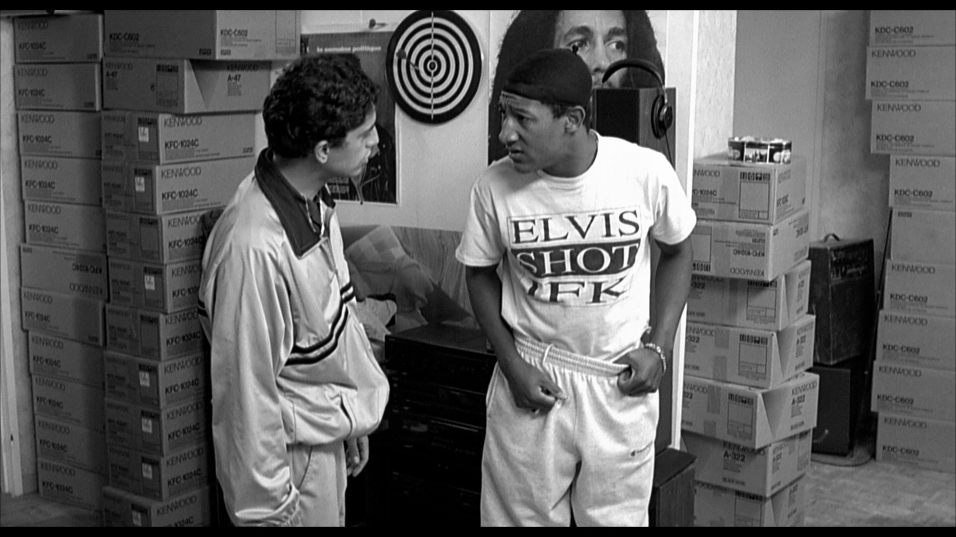 Elvis Shot JFK T Shirt La Haine