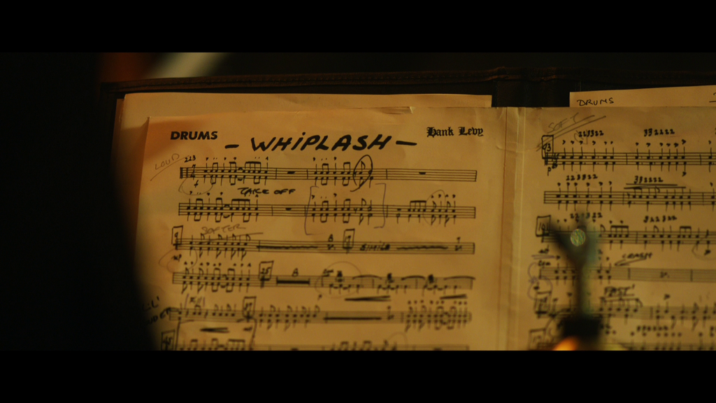Whiplash Music Sheet Print