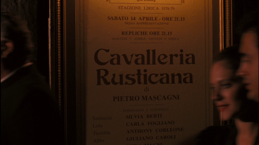 Cavalleria Rusticana Poster | The Godfather Part III