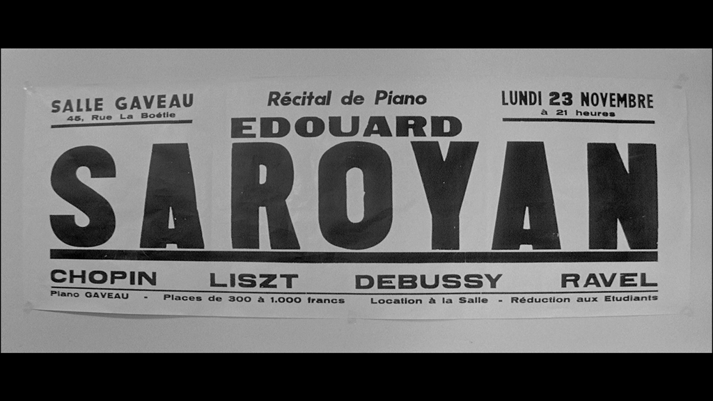 Edouard Saroyan Poster | Tirez Sur Le Pianiste