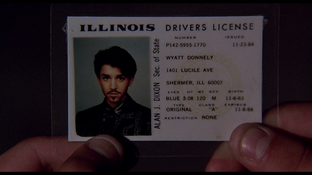 Wyatt Donnelly Driving License | Weird Science