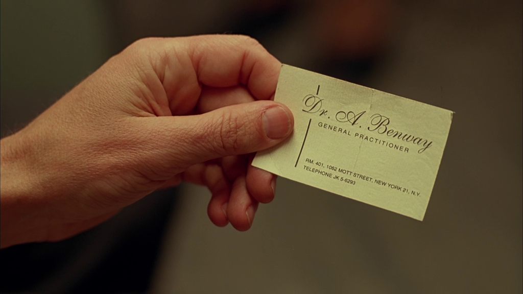 Dr. A. Benway Business Card | Naked Lunch