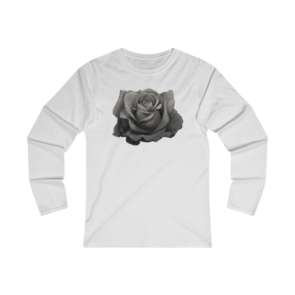 Rose Women's Fitted Long Sleeve Tee | Friends