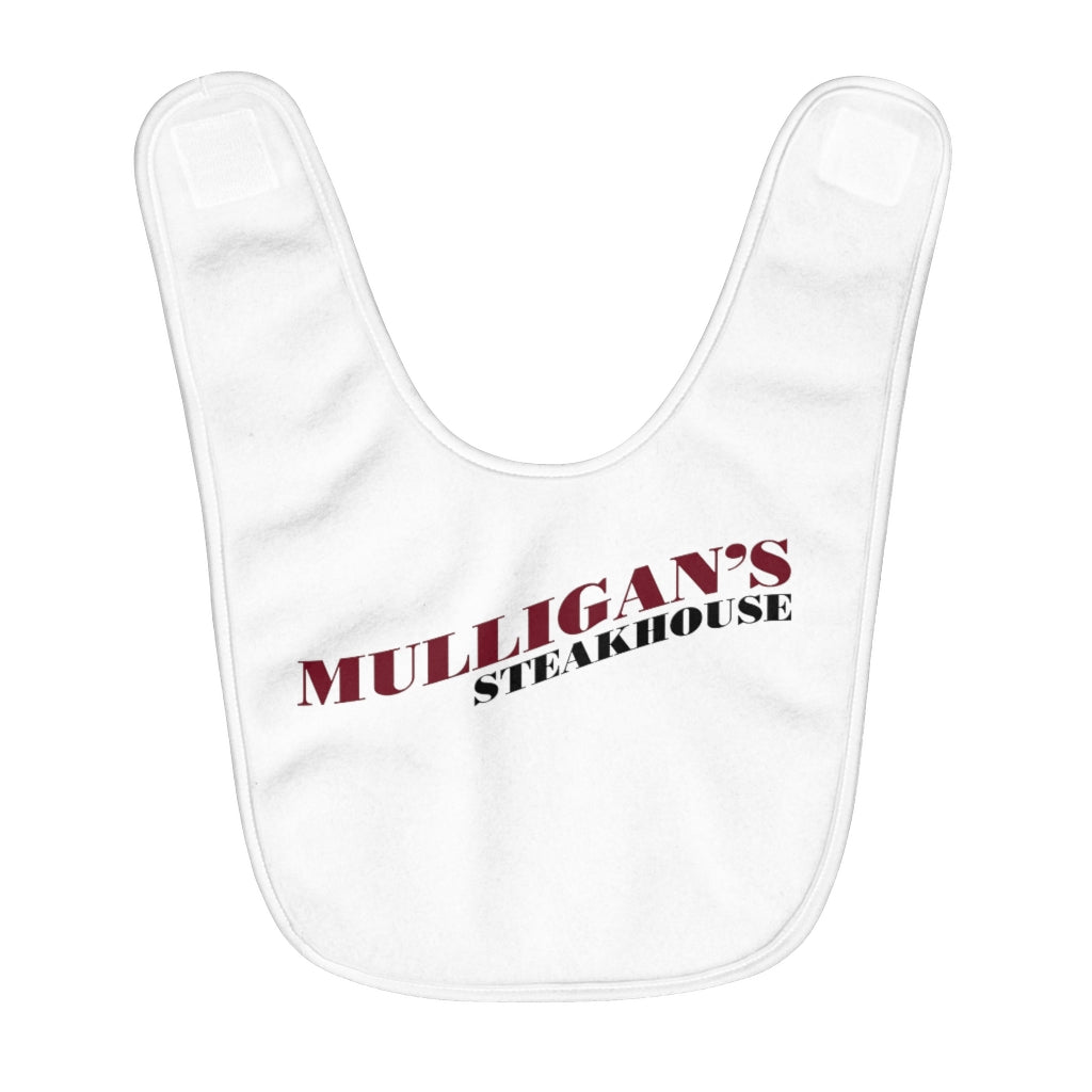 Mulligan's Steakhouse Fleece Baby Bib