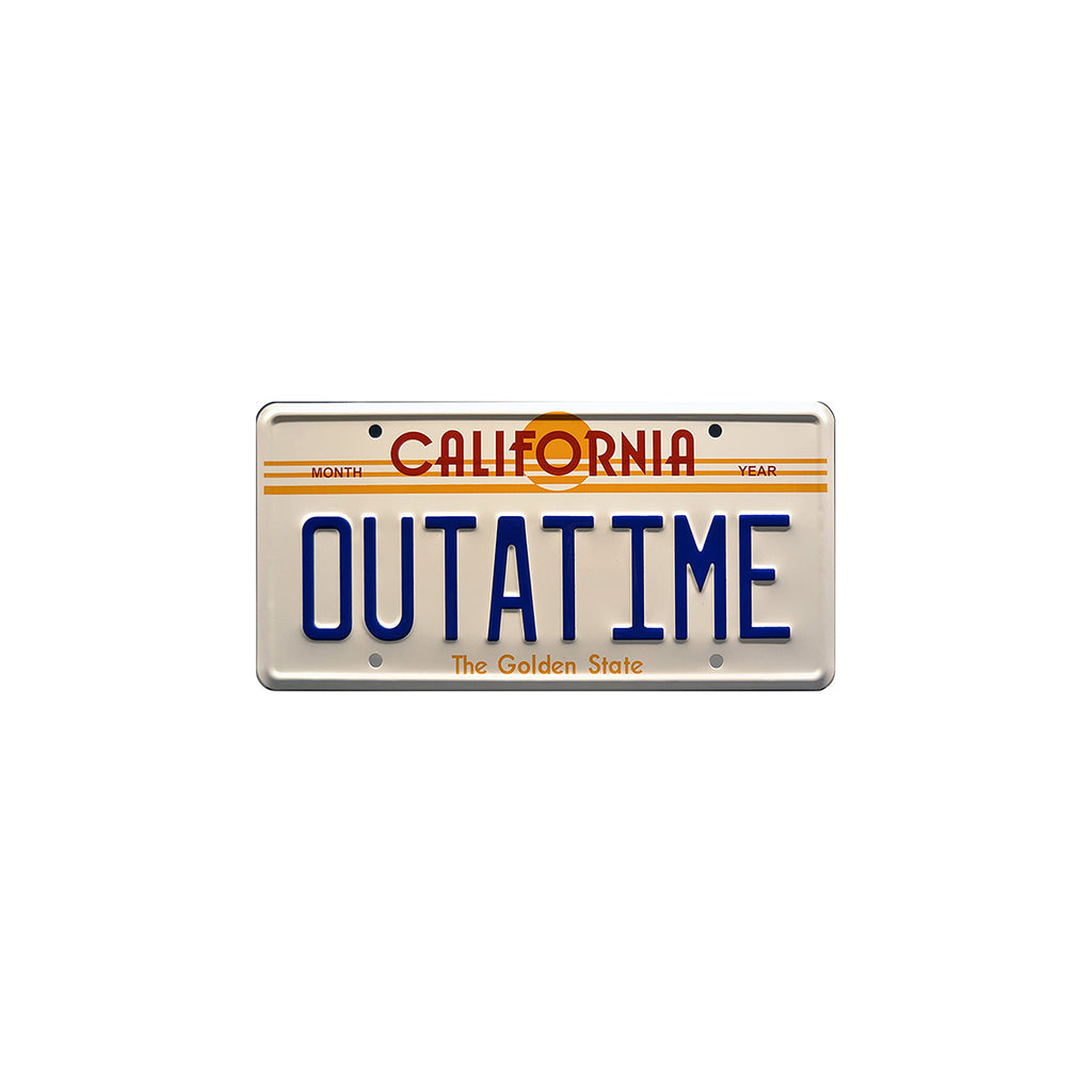 Outatime DeLorean License Plate | Back to The Future