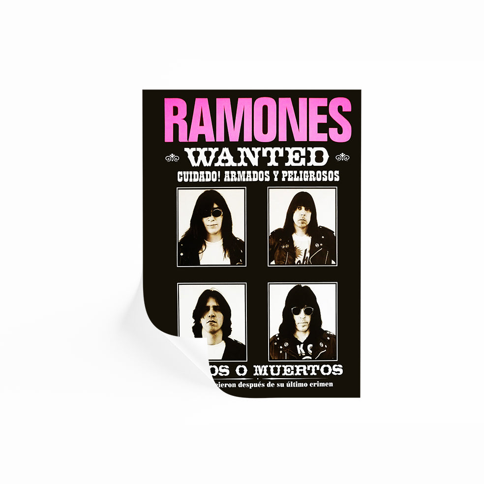 Ramones Wanted Poster School Of Rock