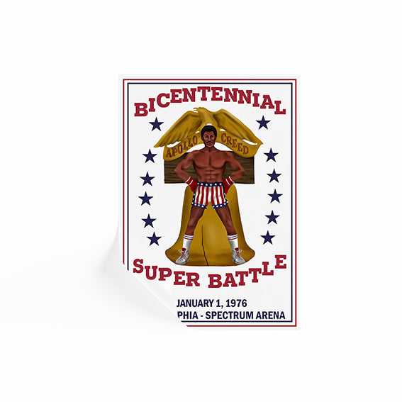 Bicentennial Super Battle Poster | Rocky