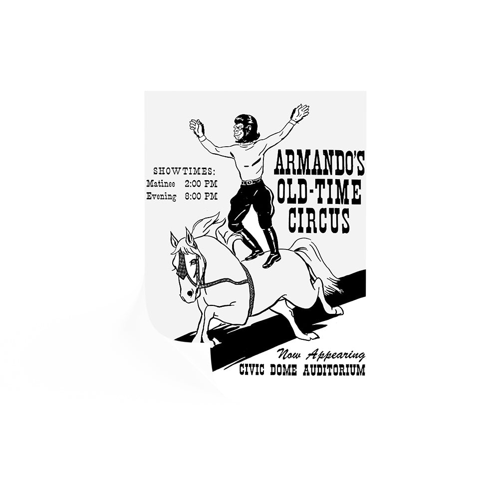 Armando's Old-Time Circus Flyer Conquest Of The Planet Of The Apes