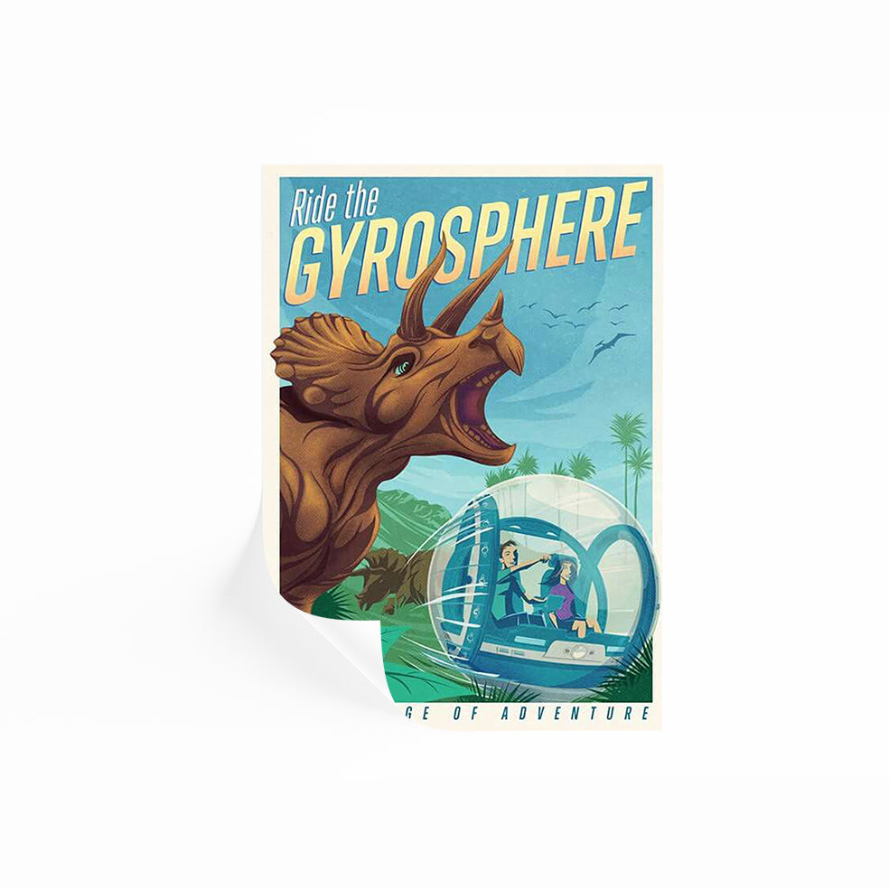Gyrosphere Poster | Jurassic Park Fallen Kingdom