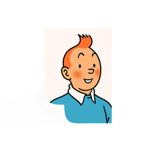Tintin Portrait The Adventures Of Tintin | ReplicaPropStore