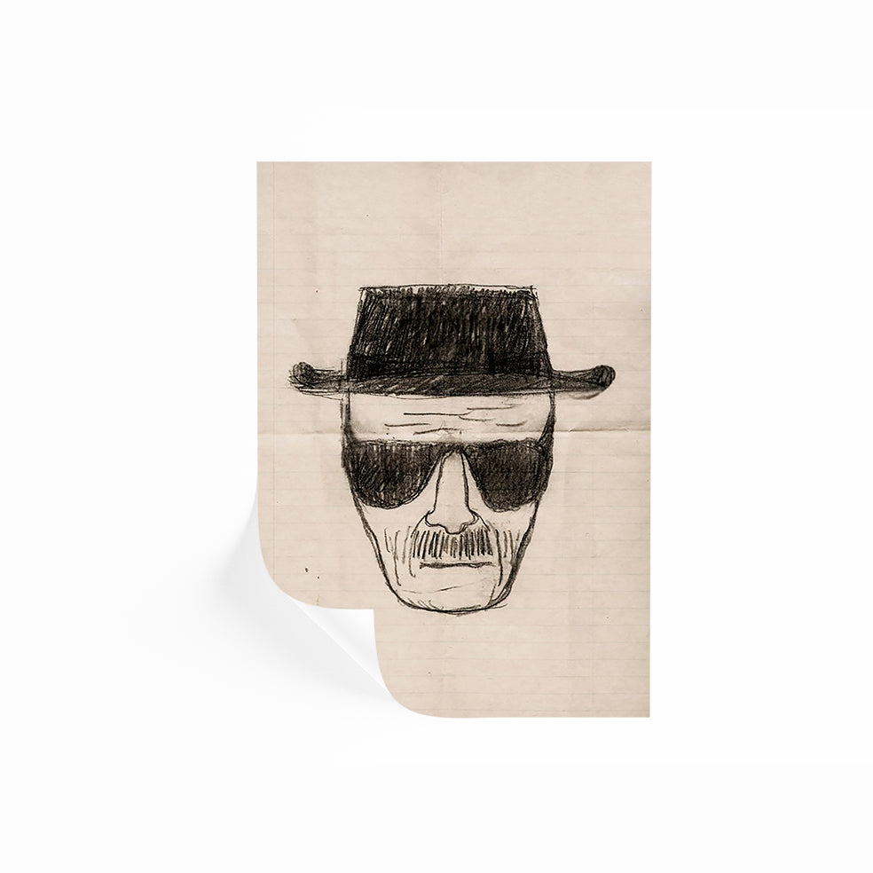 Heisenberg Sketch Poster