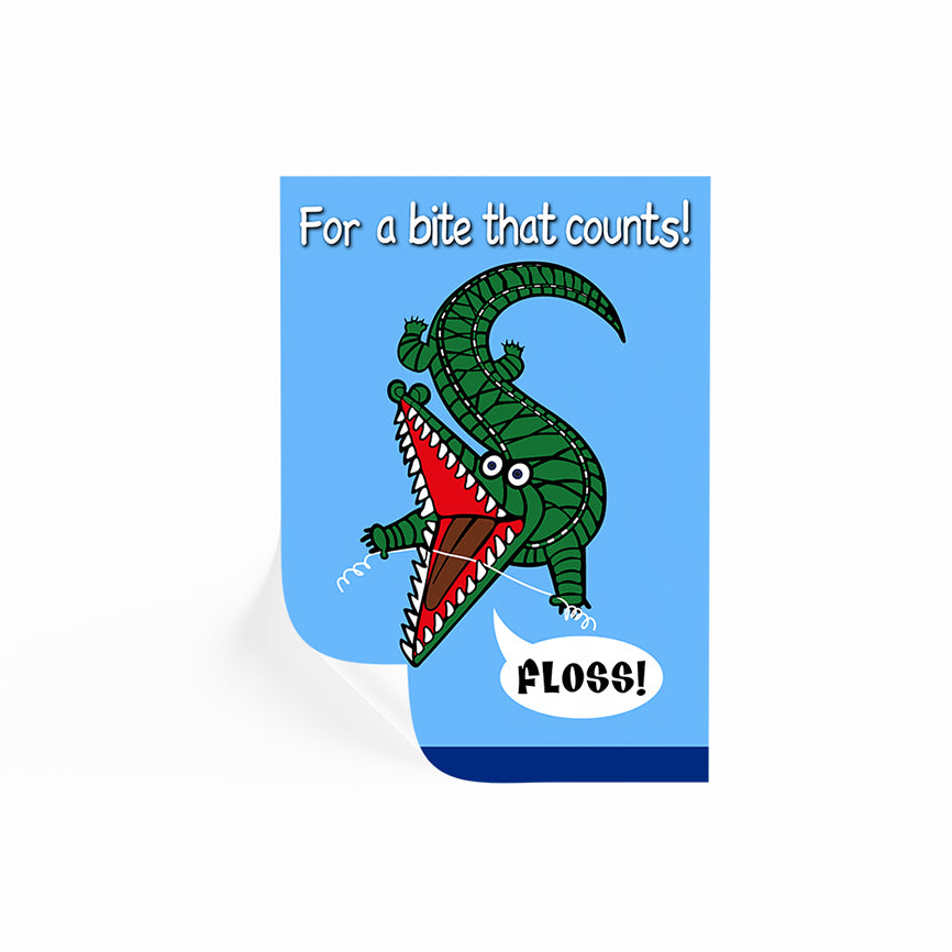 For A Bite That Counts! Floss! Poster | Finding Nemo