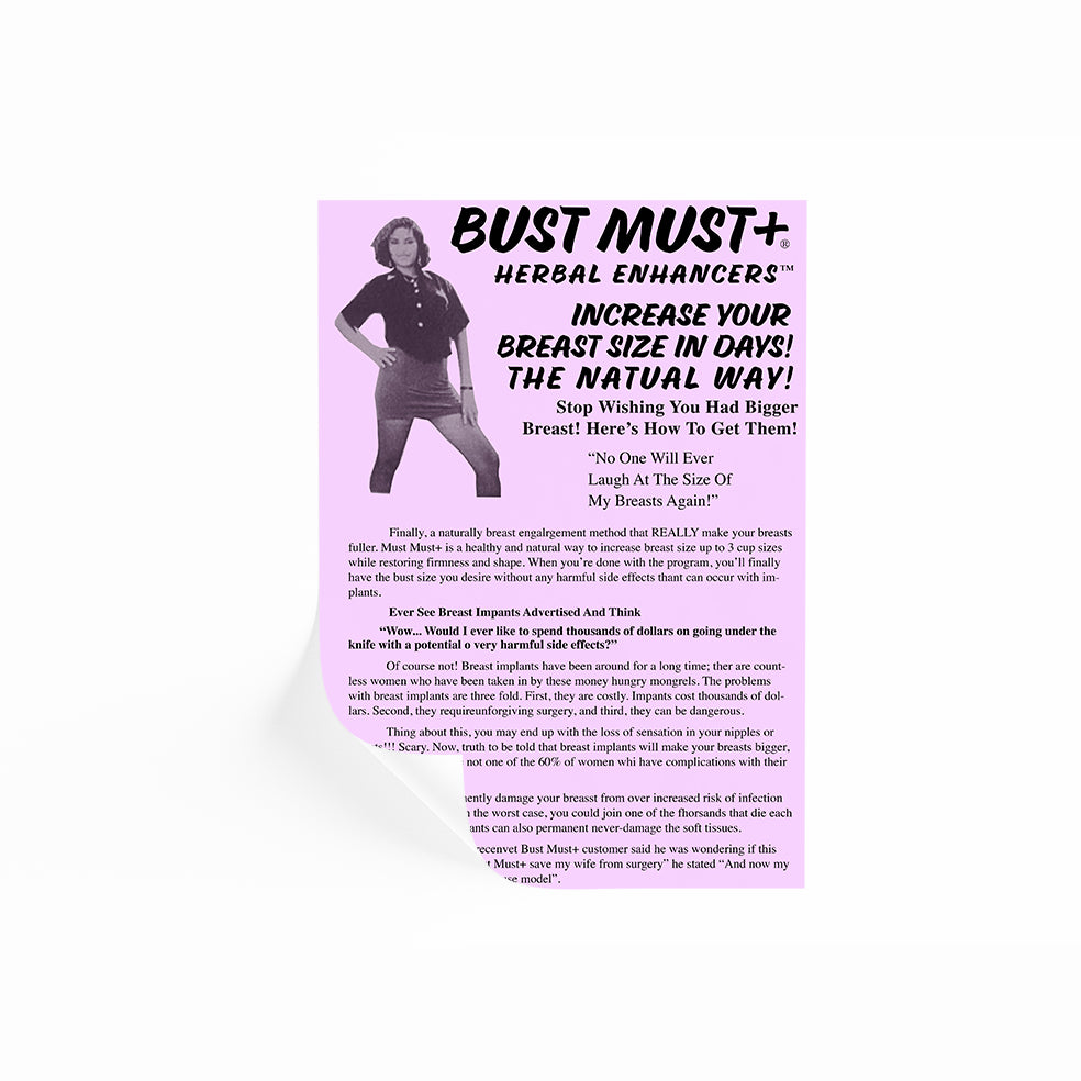Bust Must+ Flyer | Napoleon Dynamite