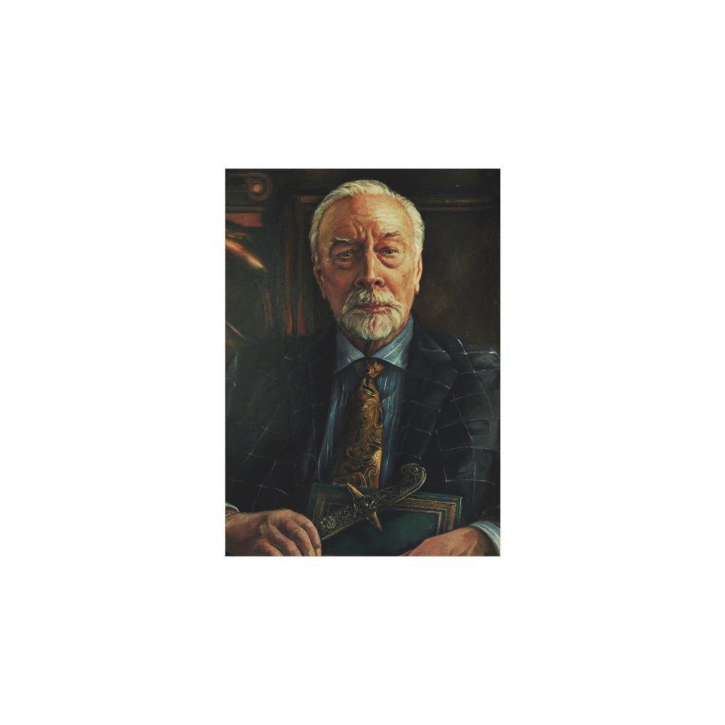 Harlan Thrombey Portrait Canvas | Knives Out