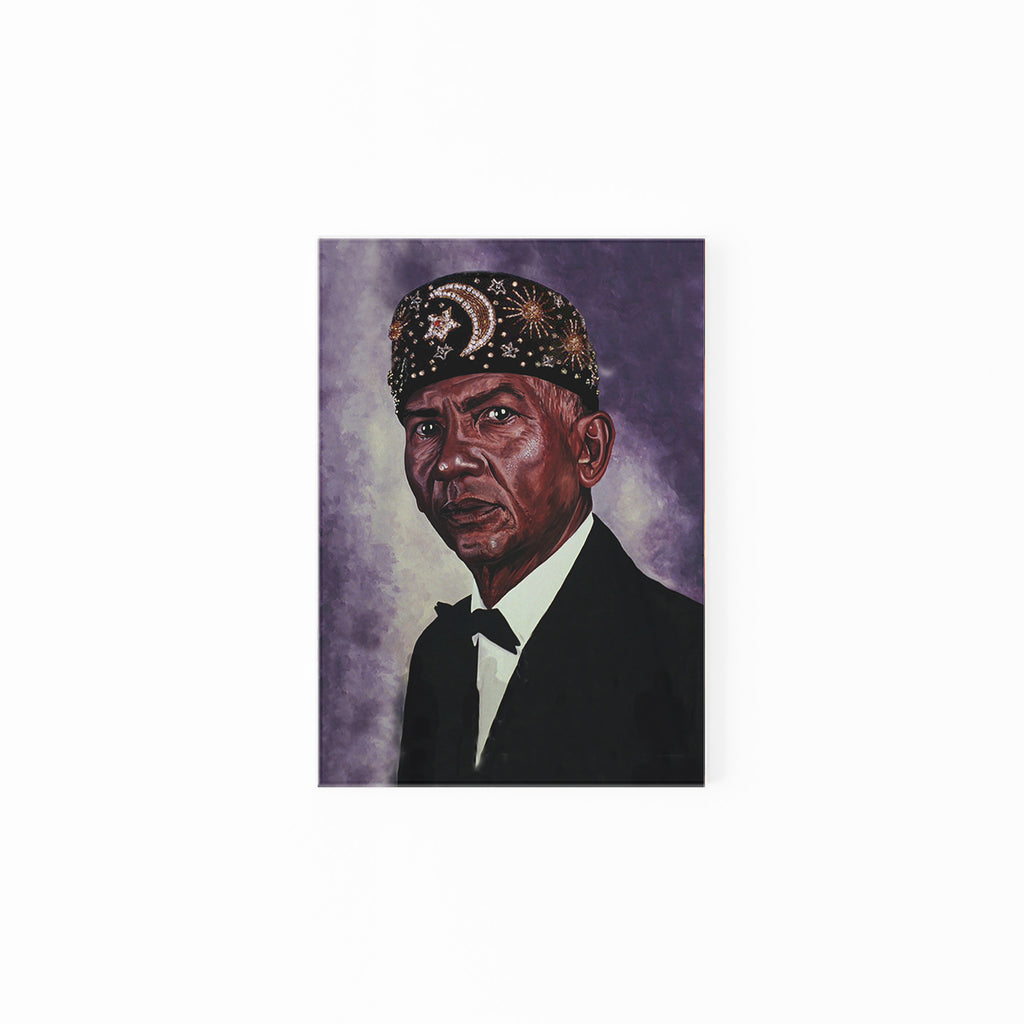 Elijah Muhammad Portrait Canvas Malcolm X