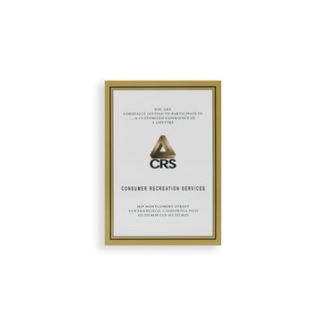 CRS Invitation Card | The Game