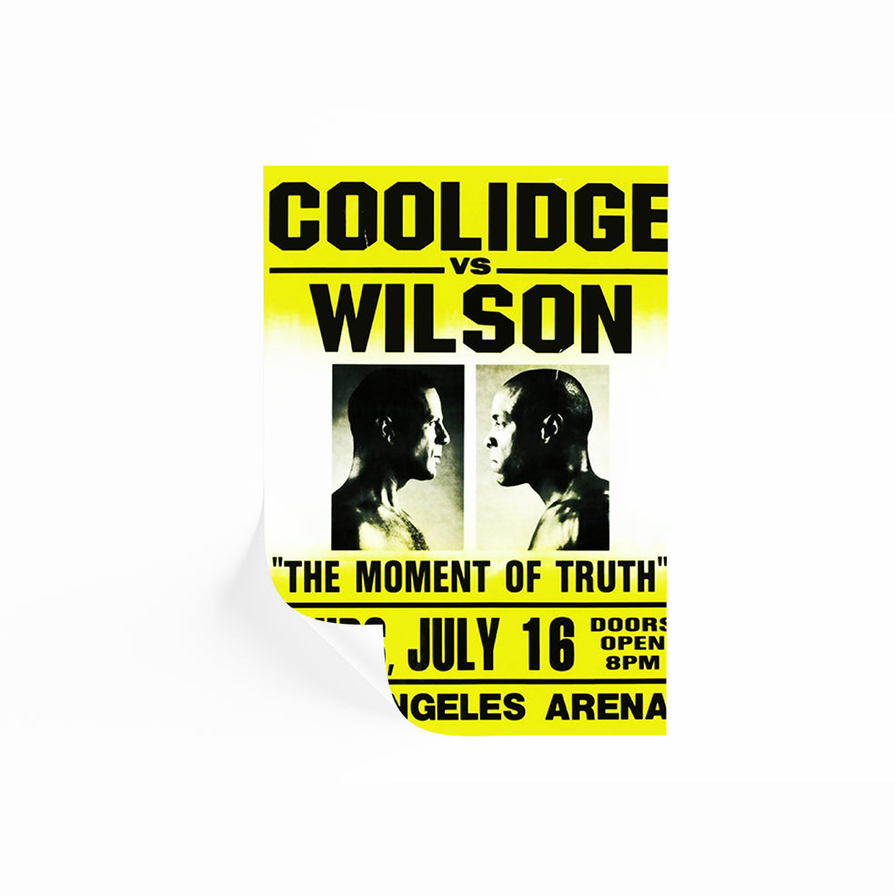 Coolidge VS Wilson Poster | Pulp Fiction