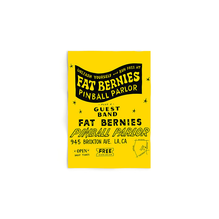 Fat Bernies Flyer | Licorice Pizza