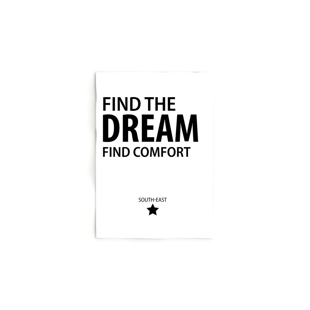 Find The Dream Find Comfort Flyer | The Bad Batch