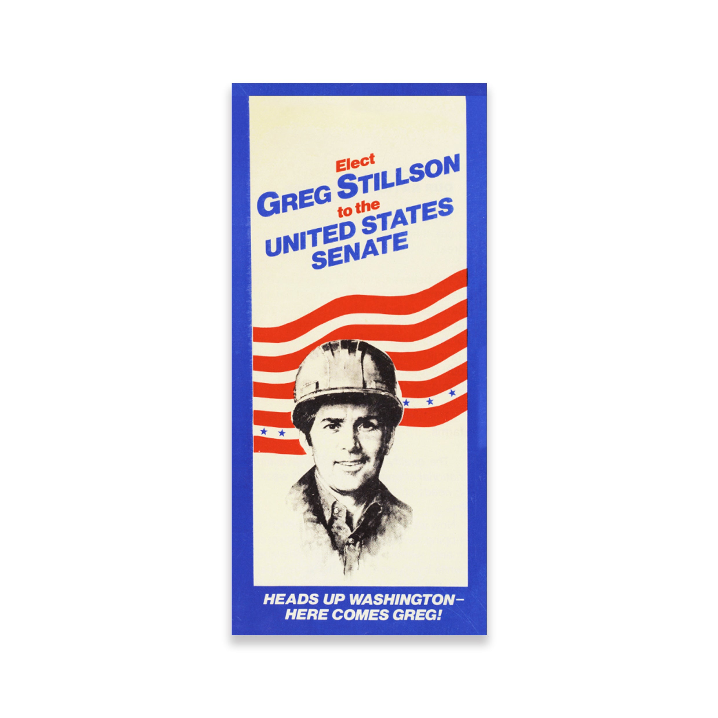 Greg Stillson For The United States Senate Poster | The Dead Zone ...